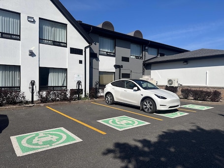 Punto de recarga de coches eléctricos. Quality Inn Saint-Jean-sur-Richelieu
