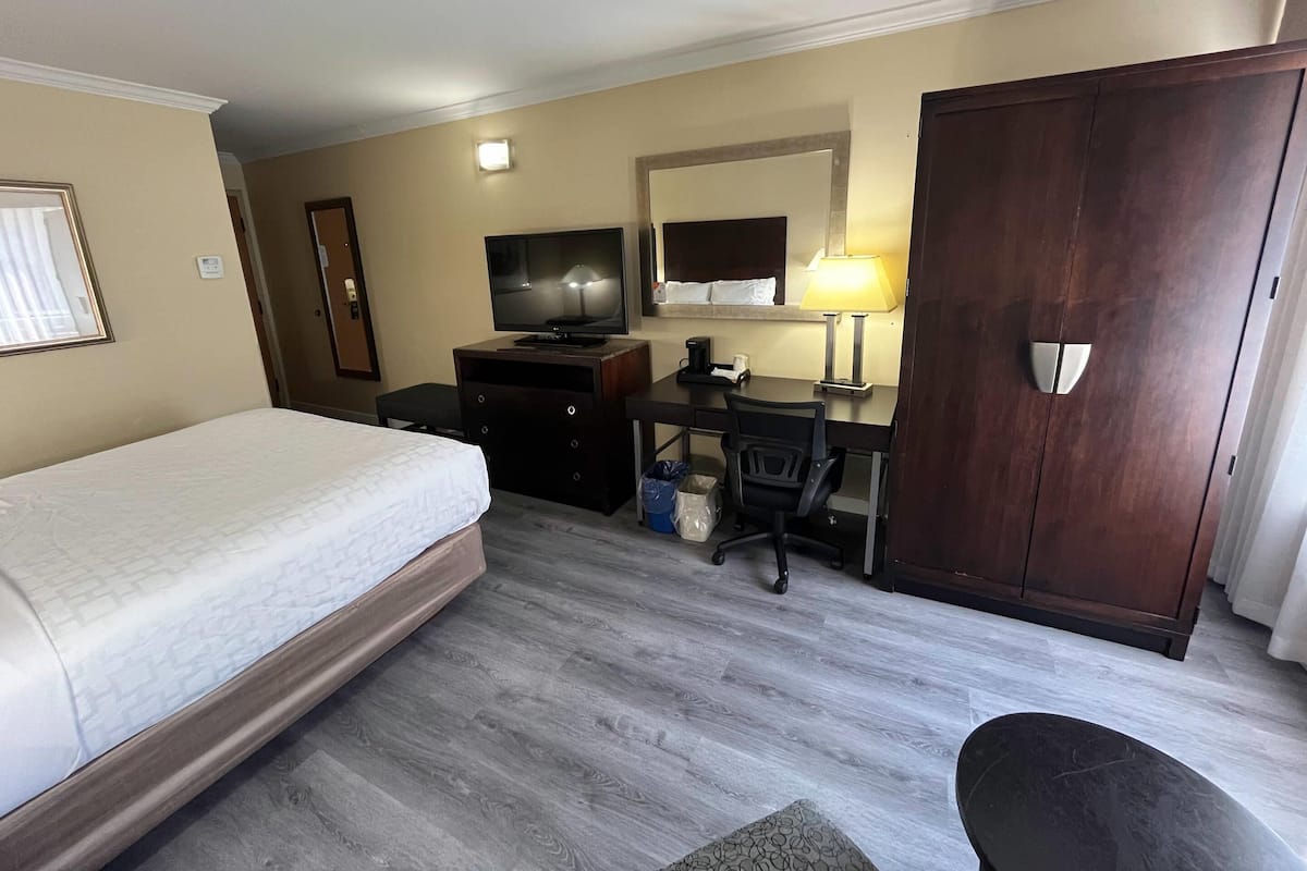 Standard Room, 1 Queen Bed, Non Smoking | Desk, soundproofing, iron/ironing board, free cots/infant beds