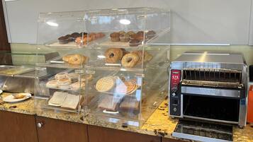 Free daily buffet breakfast