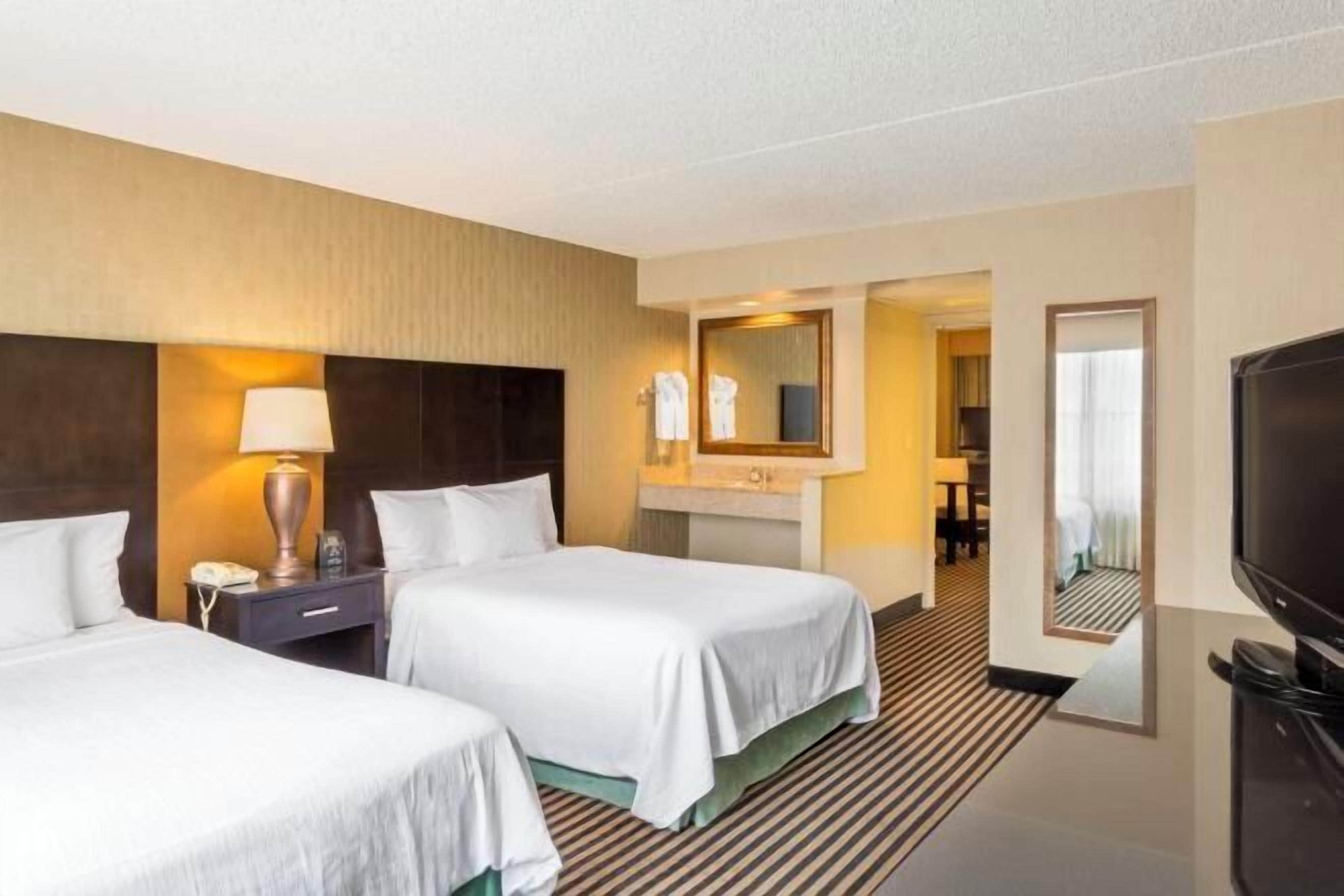 In-room safe, desk, blackout curtains, iron/ironing board