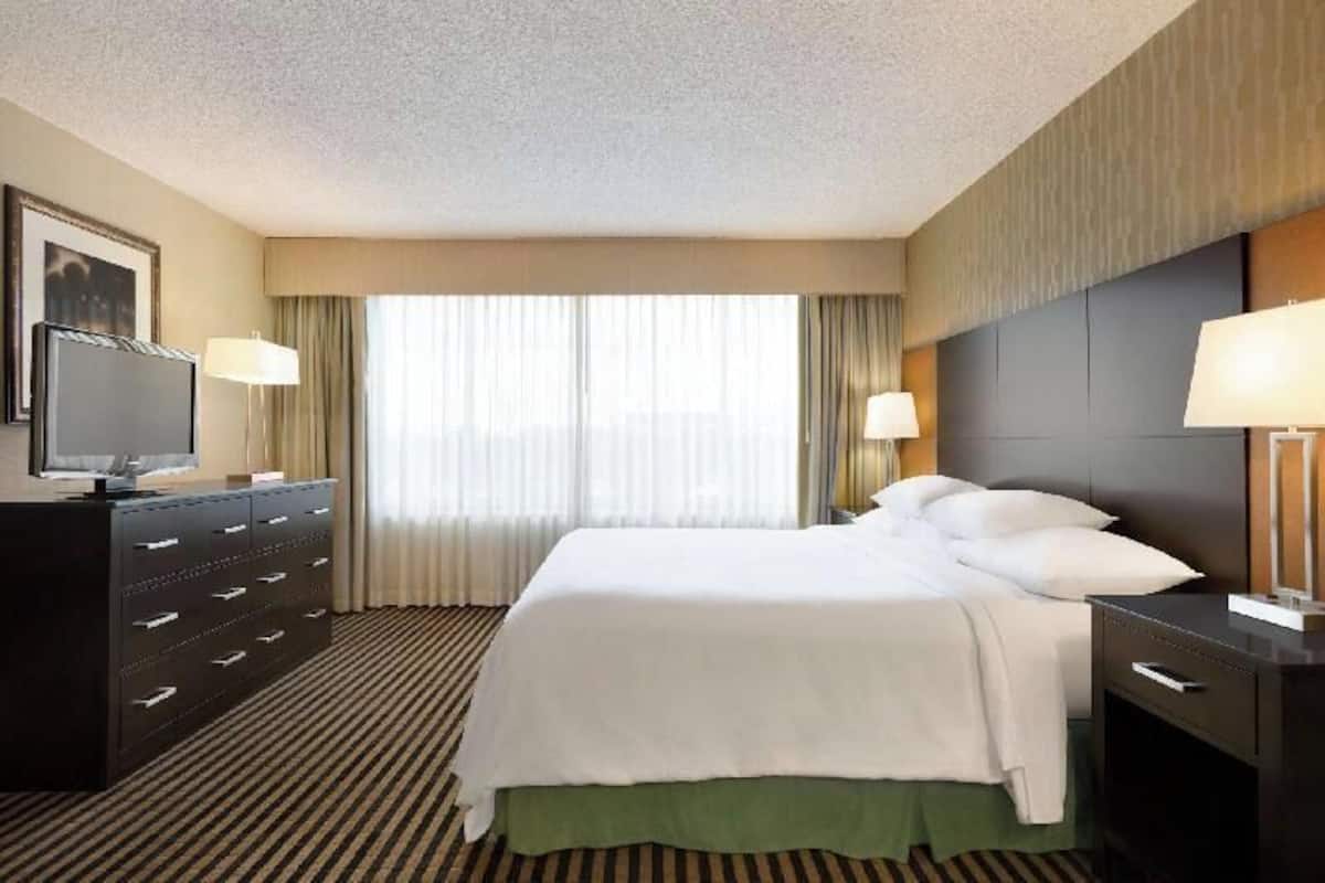 In-room safe, desk, blackout drapes, iron/ironing board