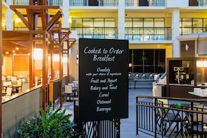 Free daily full breakfast