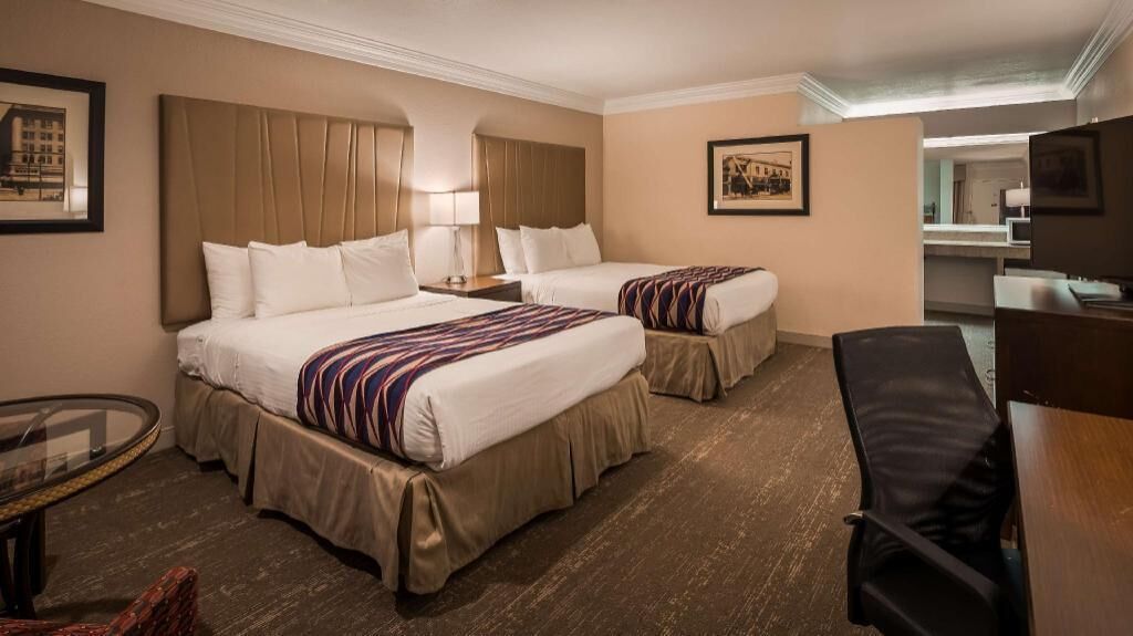 In-room safe, desk, blackout drapes, iron/ironing board