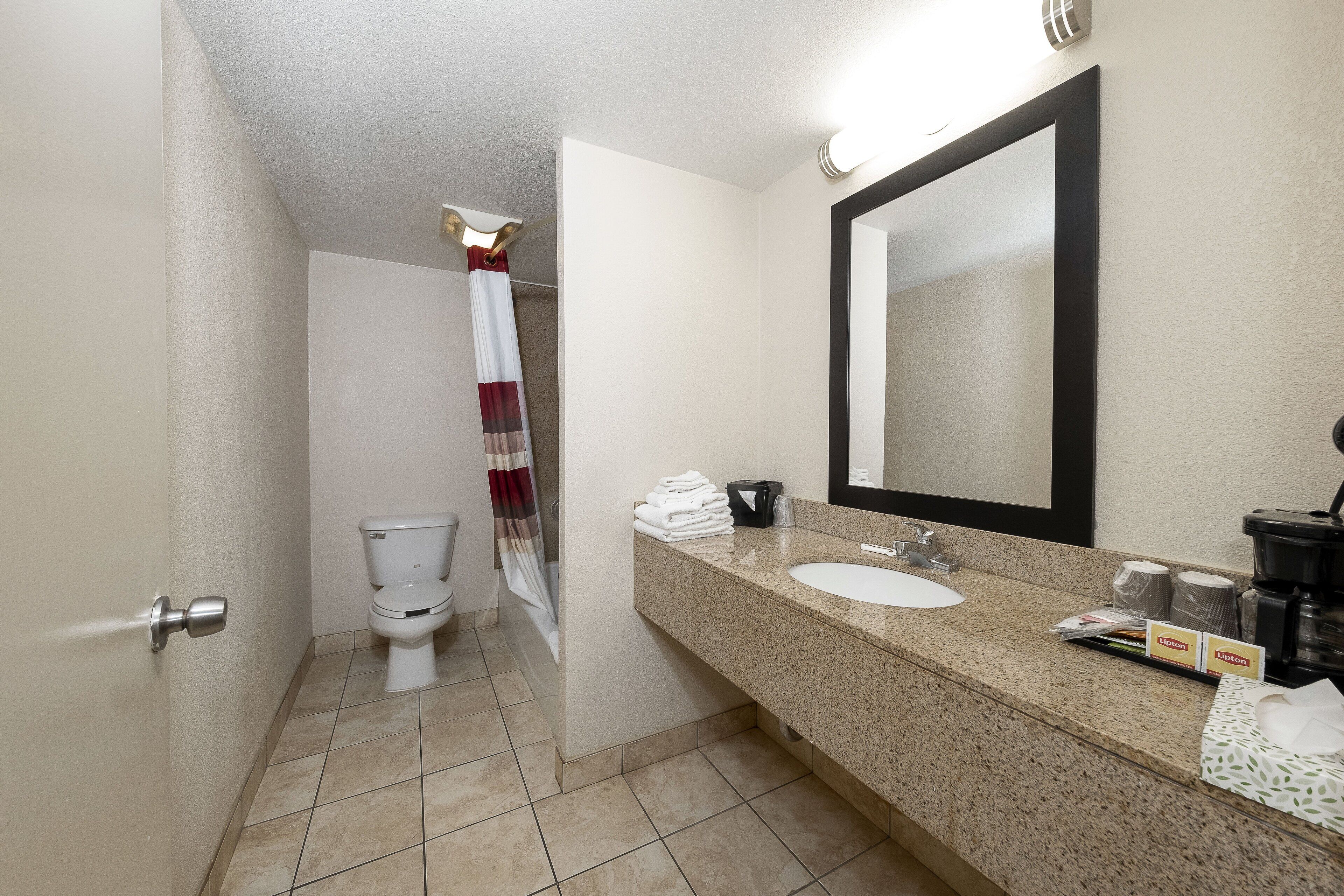 Free toiletries, hair dryer, towels, soap