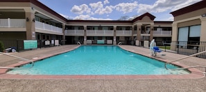 Seasonal outdoor pool