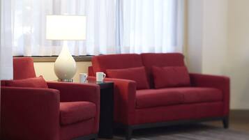 Sitteområde i lobbyen