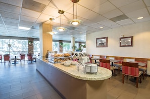 Free daily buffet breakfast