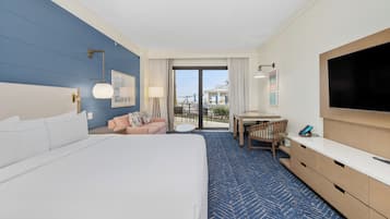 Zimmer, 1Â King-Bett, Veranda, Poolblick | Ausblick vom Zimmer