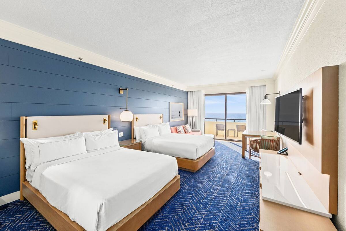 Premium bedding, pillow-top beds, in-room safe, iron/ironing board