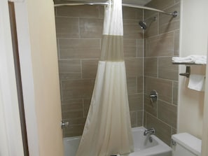 Free toiletries, hair dryer, towels