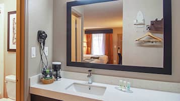 Standard Room, 2 Queen Beds, Non Smoking | Bathroom | Combined shower/tub, free toiletries, hair dryer, towels