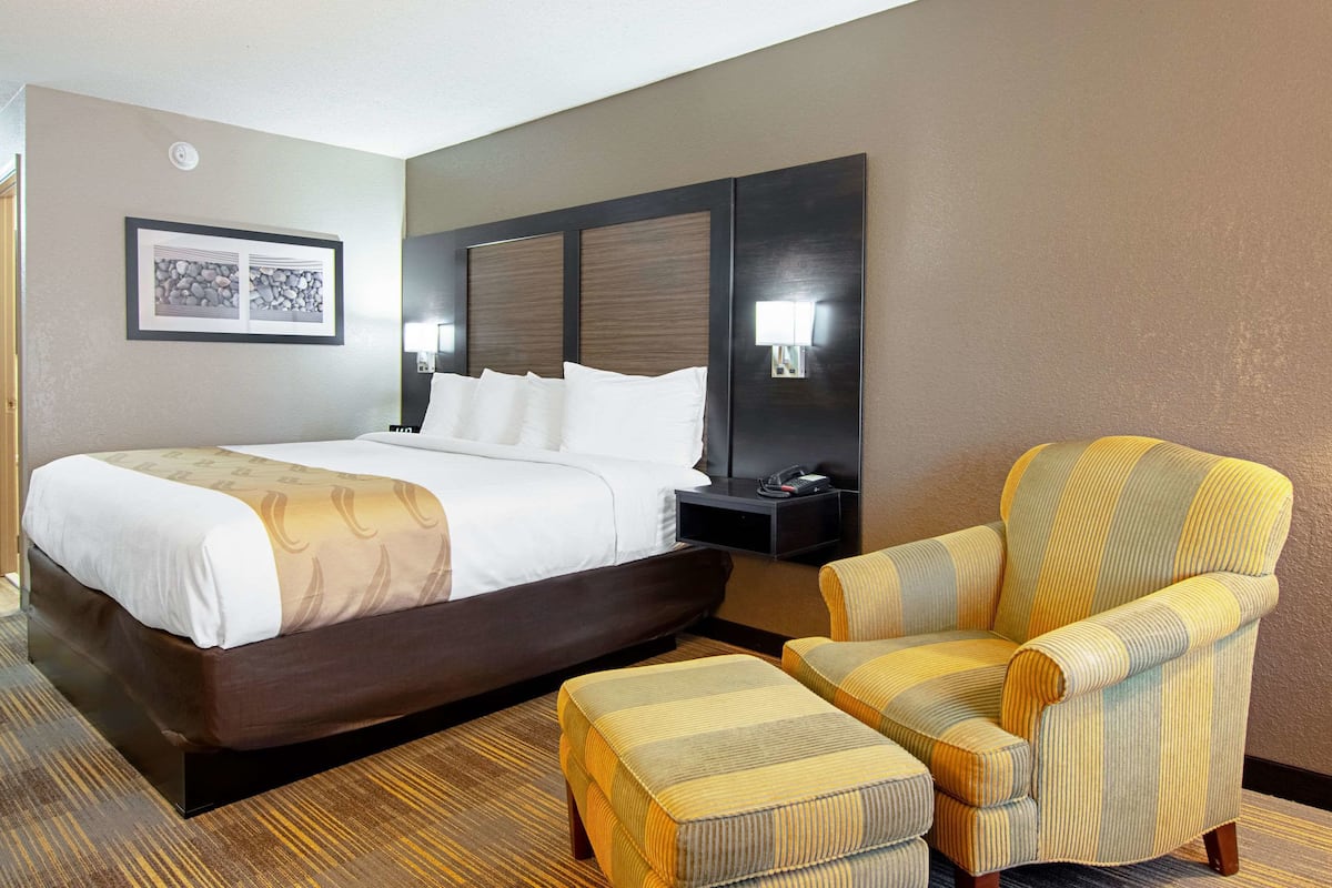 Standard Room, 1 King Bed, Non Smoking | Desk, blackout drapes, iron/ironing board, WiFi (free)