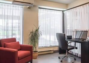 Deluxe Room, 2 Queen Beds, Refrigerator & Microwave, Ground Floor | Business center