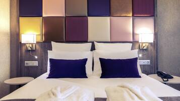 1 Schlafzimmer, hochwertige Bettwaren, Minibar, Zimmersafe