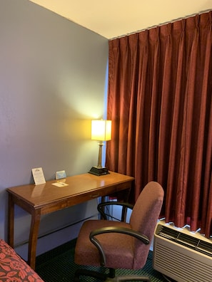 Room, 2 Queen Beds, Accessible, Non Smoking | Desk, laptop workspace, blackout drapes, iron/ironing board