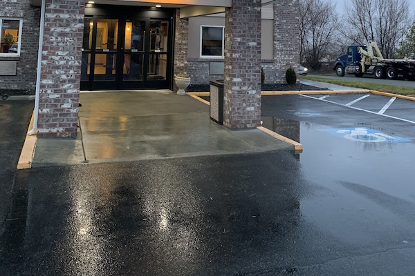 Front of property - evening/night