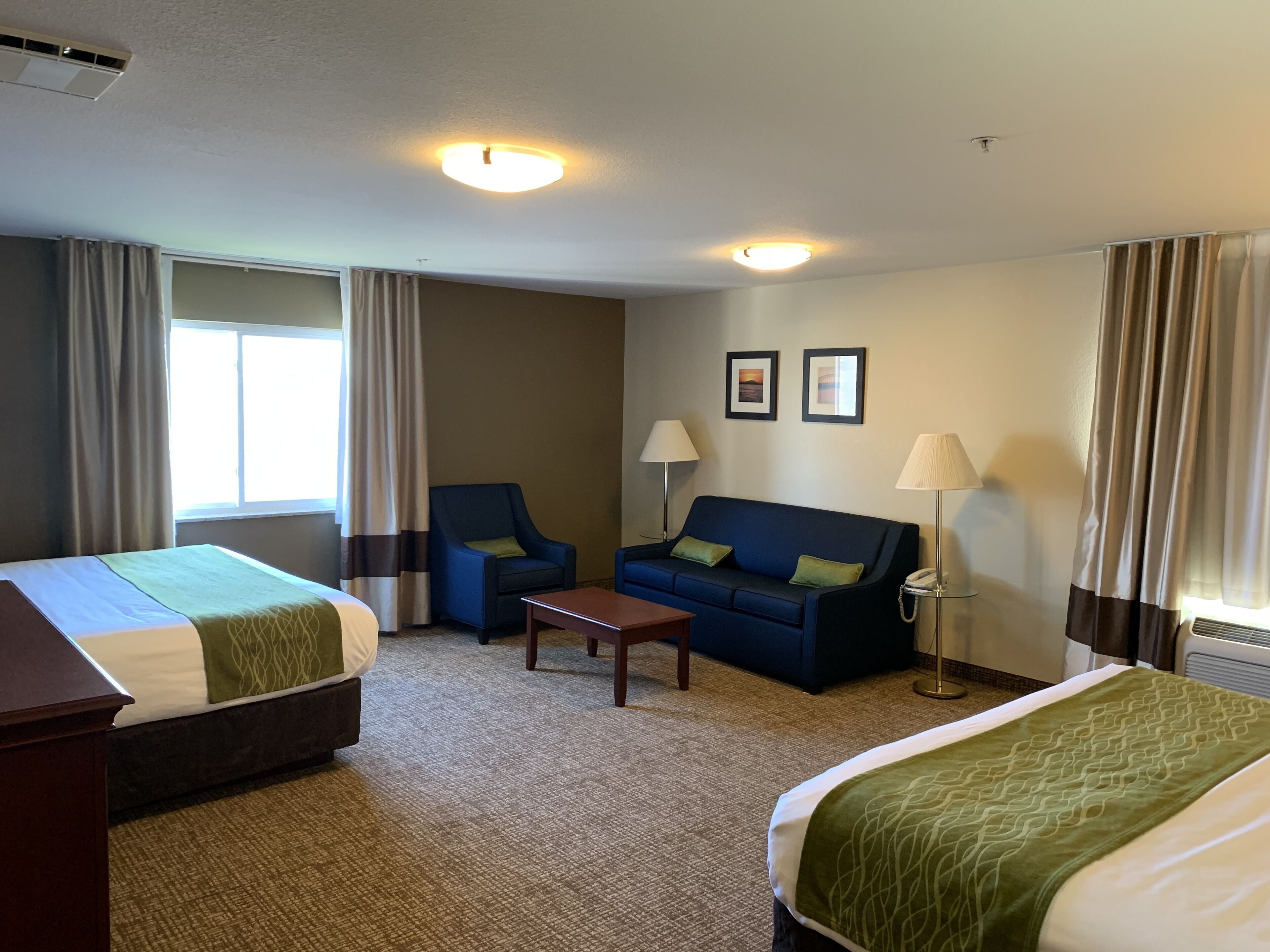 suite, multiple beds, non smoking | in-room safe, blackout curtains, iron/ironing board