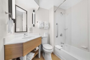 Bathroom shower - Spark by Hilton Colorado Springs I 25 Central (Colorado Springs)