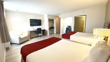 ADA Accessible Standard Double | Premium bedding, in-room safe, desk, laptop workspace