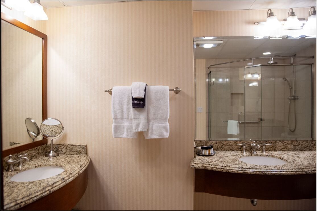 Junior-Suite, 1 King-Bett | Badezimmer