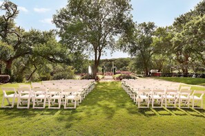 Außenbereich für Hochzeiten