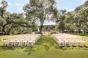 Außenbereich für Hochzeiten