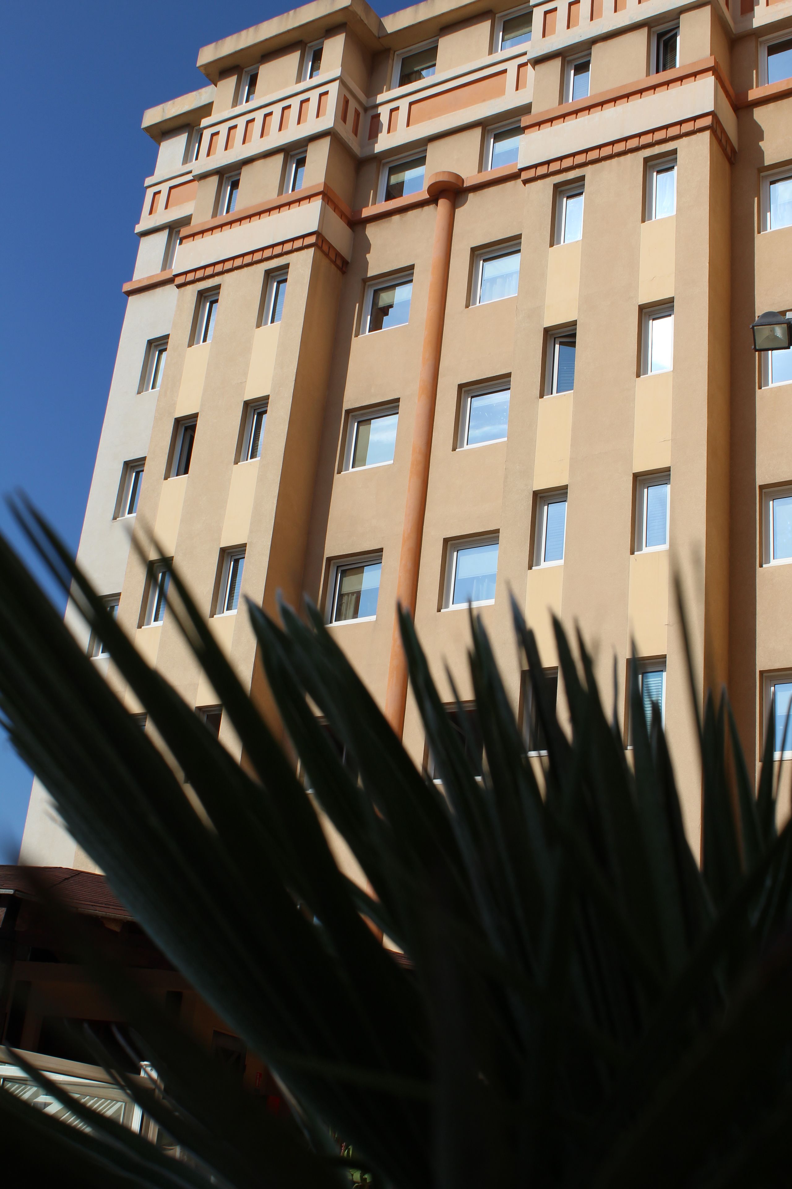 Façade de l’hébergement