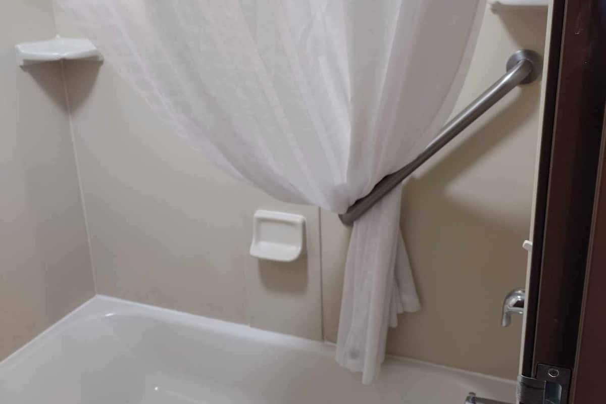 free toiletries, hair dryer, towels, soap