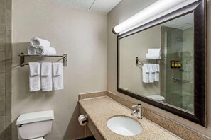 Free toiletries, hair dryer, towels, soap