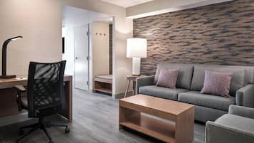 40-inch flat-screen TV with cable channels, Smart TV