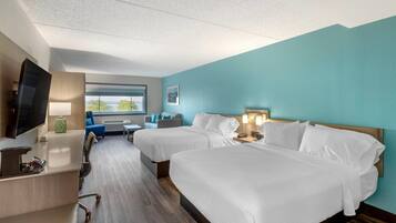 Premium bedding, pillow-top beds, individually decorated