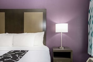 Desk, blackout drapes, iron/ironing board, free WiFi