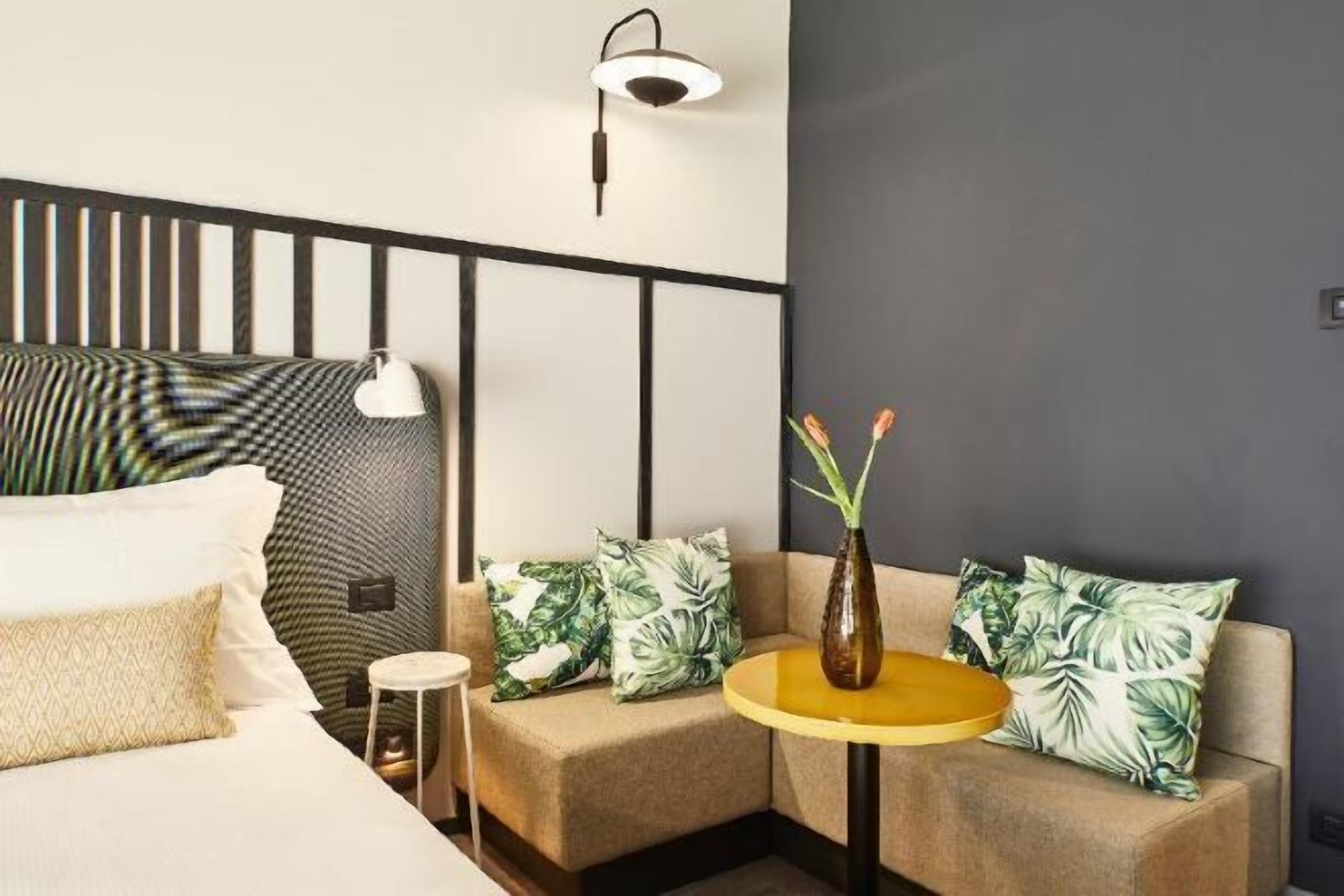 Premium bedding, down duvets, Select Comfort beds, minibar
