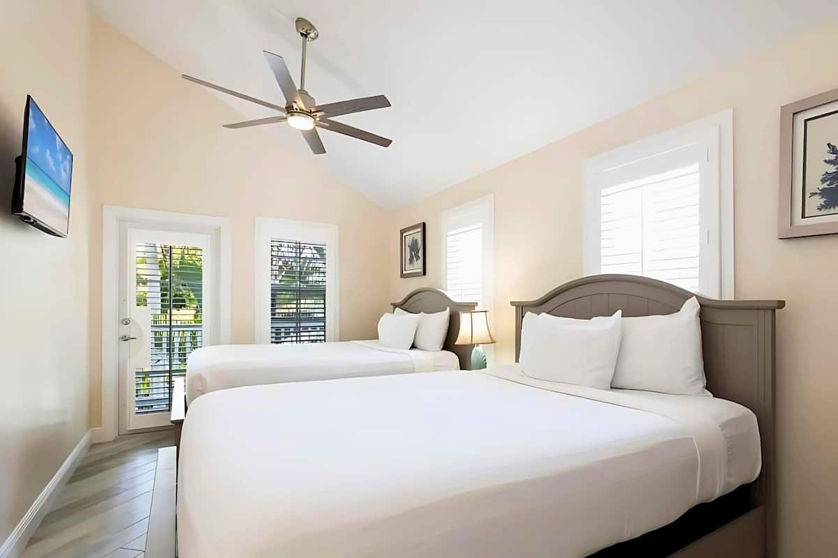 3 habitaciones y ropa de cama de alta calidad