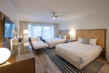 Room, Multiple Beds (Hawks Cay) | Premium bedding, in-room safe, laptop workspace, blackout drapes at Hawks Cay Resort