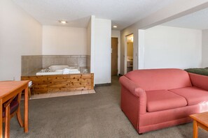 In-room safe, desk, laptop workspace, blackout curtains