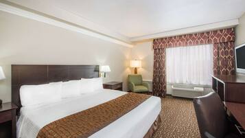 In-room safe, desk, blackout drapes, iron/ironing board