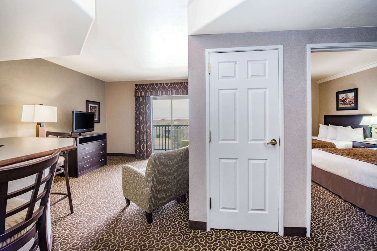in-room safe, desk, blackout curtains, iron/ironing board
