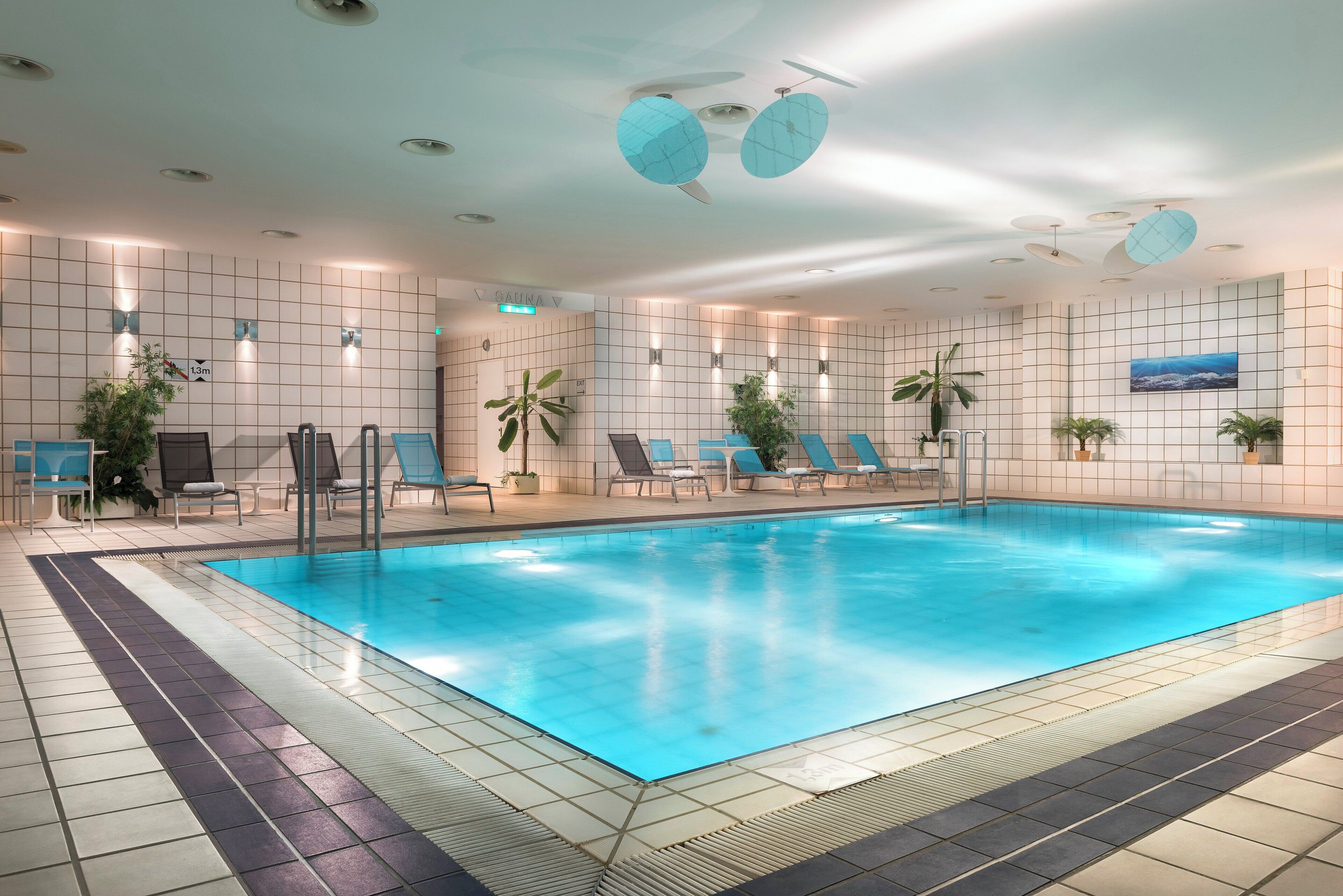 Una piscina techada