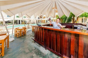 Poolside bar