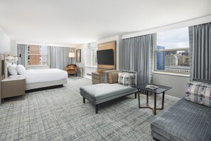 Plaza Suite | Premium bedding, pillow-top beds, in-room safe, desk