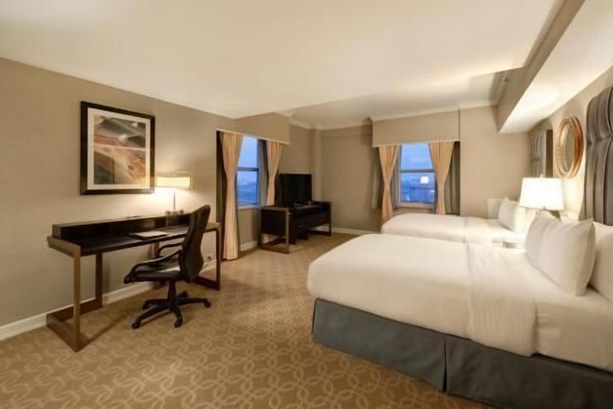 Premium bedding, pillowtop beds, in-room safe, desk