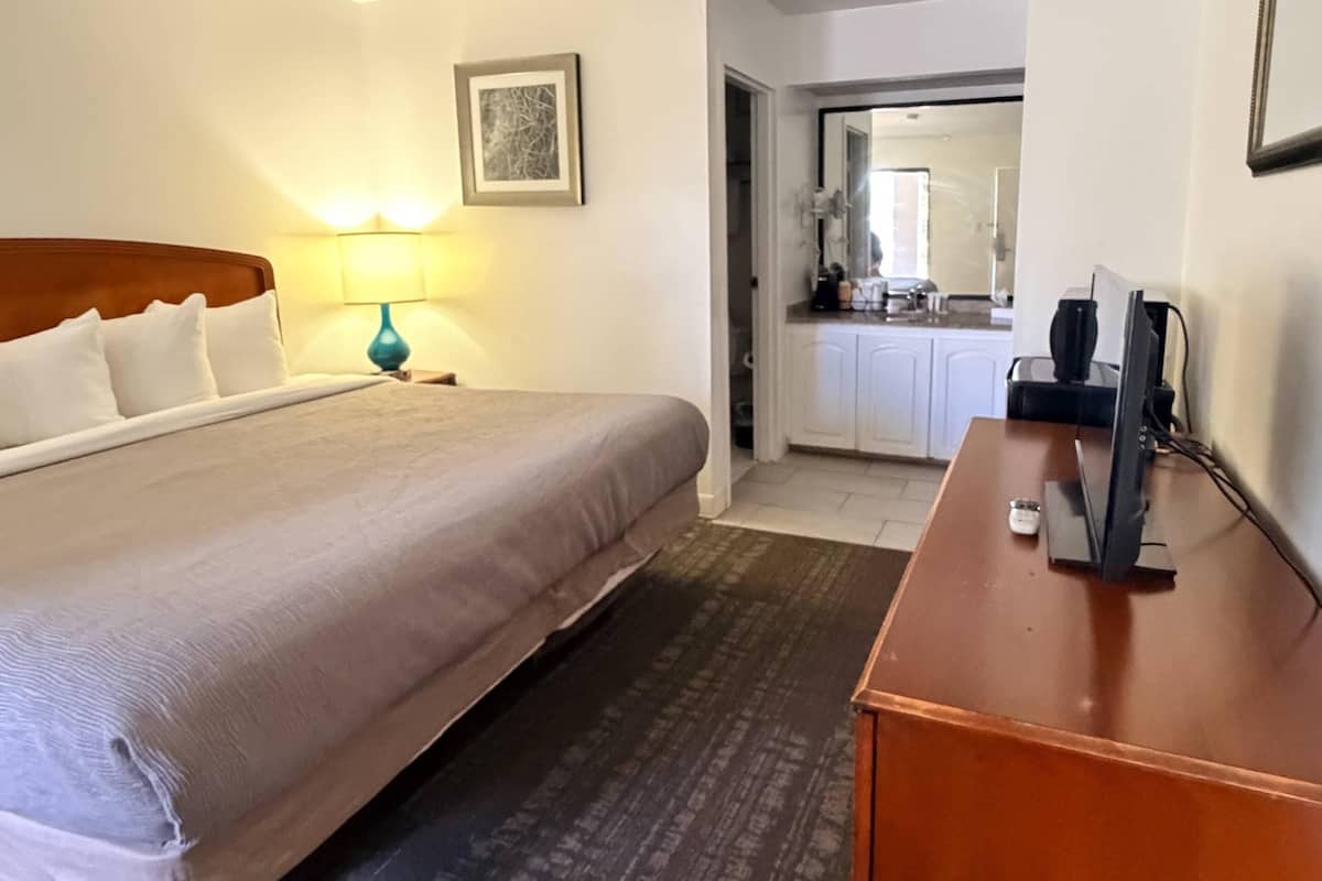 Habitación estándar, 1 cama King size, para no fumadores | Escritorio y espacio para trabajar con laptop