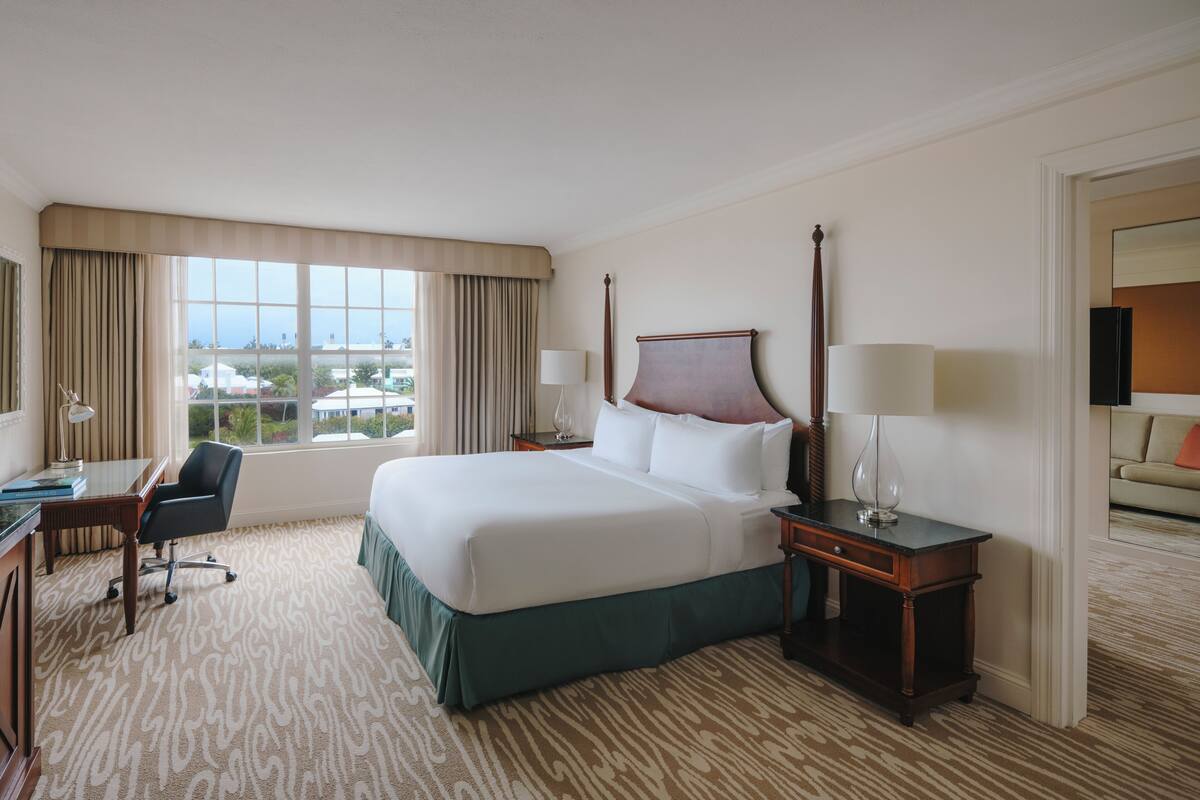 Junior-Suite, 1 King-Bett und Schlafsofa, Stadtblick