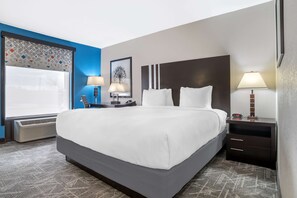 Standard Room, 1 King Bed, Accessible, Refrigerator & Microwave | Pillowtop beds, desk, laptop workspace, iron/ironing board