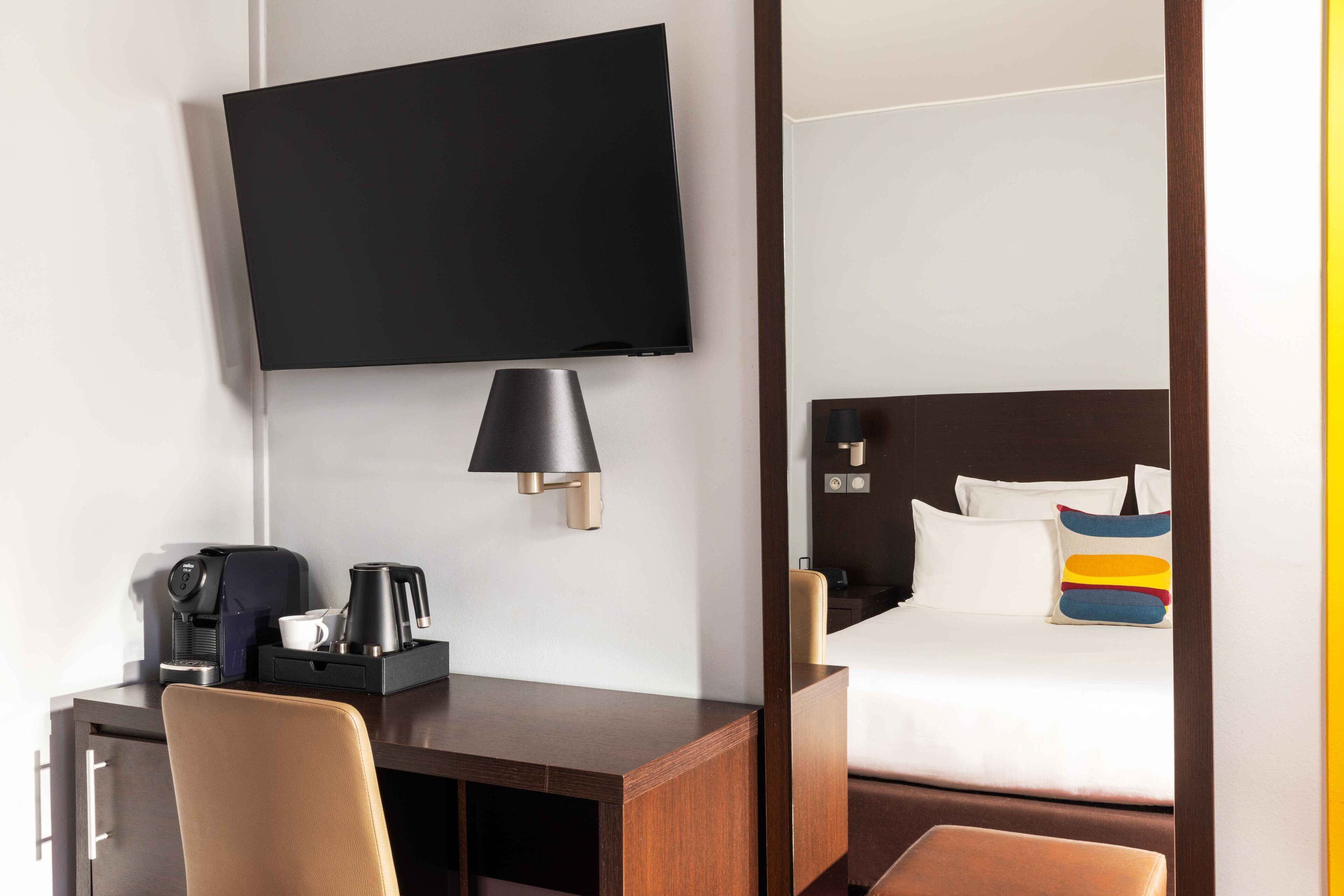 double room | in-room safe, desk, soundproofing, iron/ironing board