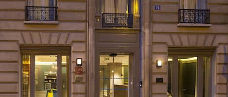 Front of property – evening/night