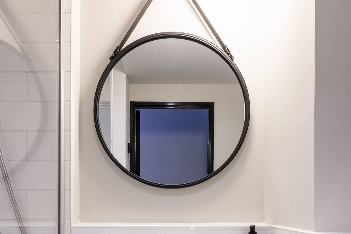 desk, laptop workspace, blackout curtains, soundproofing