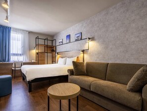 Premium Double Room, 1 Double Bed with Sofa bed | Premium bedding, desk, laptop workspace, blackout drapes
