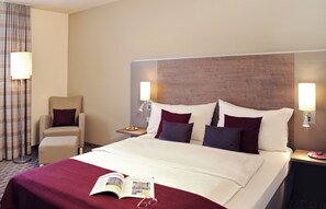 Premium bedding, pillowtop beds, in-room safe, desk
